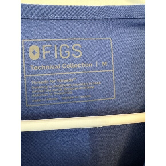 Figs Technical Collection Men’s Leon 3 Pocket Scrub Top in Medium - Picture 4 of 7